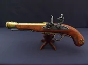 Repliki - broń - Denix SA REPLIKA PIRACKI GARŁACZ LEWORĘCZNY NA STOJAKU MODEL 1126L+800 1126L+800 - miniaturka - grafika 1