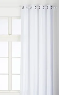 Linder 0517/10/375fr zasłona, płótno żaglowe, o wyglądzie lnu, biały z oczkami, 135x260 cm 0517 /10/375FR/135x260 - Zasłony Linder 0517/10/375fr zasłona, płótno żaglowe, o wyglądzie lnu, biały z oczkami, 135x260 cm 0517 /10/375FR/135x260 - Zasłony - miniaturka - grafika 1