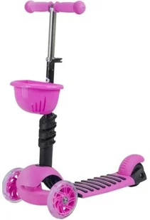 Nils HLB08 3w1 PINK HULAJNOGA DZIECIĘCA FUN - Hulajnogi - miniaturka - grafika 2