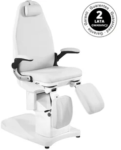 ACTIVESHOP FOTEL Podologiczny Elektr. Azzurro 709a 3 Siln. Biały 10003_109093 - Fotele kosmetyczne - miniaturka - grafika 2