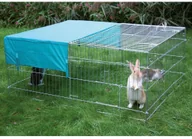 Klatki dla gryzoni - Kerbl Zewnętrzna zagroda dla zwierząt, żelazna, 83172 - miniaturka - grafika 1