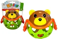 Gryzaki dla dzieci - Import LEANToys Grzechotka Gryzak Misio Niedźwiadek 11 cm - miniaturka - grafika 1