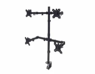 Manhattan Uchwyt biurkowy na 4 monitory 461566 461566 - Akcesoria do monitorów - miniaturka - grafika 2