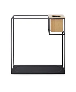 Umbra Umbra Cubist pływająca półka z wbudowaną doniczką na sukulent  nowoczesna dekoracja ścienna i geometryczna półka na książki, świece, notatki, zdjęcia, rośliny domowe i wiele więcej! | duża, czarna 470754-427 - Półki i regały dla dzieci - miniaturka - grafika 5