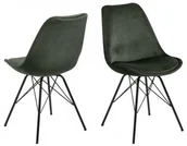 Krzesła - Actona Krzesło Eris butelkowa zieleń 82043 - miniaturka - grafika 1