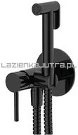 Baterie bidetowe - Omnires Y Zestaw podtynkowy bidetowy czarny SYSYBI2BL SYSYBI2BL - miniaturka - grafika 1