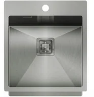 Zlewozmywaki - Aquasanita AIRA AIR100X-T (grafit PVD) - miniaturka - grafika 1