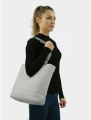 Torby sportowe - Hi Mountain Torebka Damska Hi Mountain Pikowana Shopperka Szara 21-8P - miniaturka - grafika 1