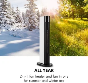 Klarstein Klarstein Hightower Heat Deluxe kilimatyzator kolumnowy wentylator 2200W termostat DSM3-HightowerHeatDL - Ogrzewanie przenośne - miniaturka - grafika 5