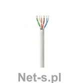 Kable miedziane - Techly techly Kabel instalacyjny skrętka Cat5e UTP 4x2 drut CCA 305m szary (303591) - miniaturka - grafika 1