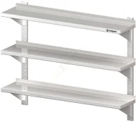 Wyposażenie lokali gastronomicznych - Stalgast półka wisząca, przestawna,potrójna 1200x400x930 mm 981794120 - miniaturka - grafika 1