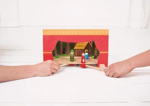 Bigjigs Toys Teatr magnetyczny Toys BJ948 - Zabawki interaktywne dla dzieci - miniaturka - grafika 7