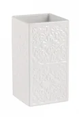 Kubki na szczoteczki do zębów - Wenko Pojemnik na szczoteczki do zębów CORDOBA WHITE B06WD88RFS - miniaturka - grafika 1