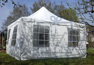 Garthen Pawilon ogrodowy biały 4 x 4m - Pawilony ogrodowe Garthen Pawilon ogrodowy biały 4 x 4m - Pawilony ogrodowe - miniaturka - grafika 7