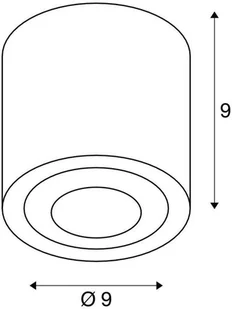 Spotline SLV OCULUS CL wewnętrzna oprawa sufitowa natynkowa LED czarna DIM-TO-WARM 2000-3000 K 1004666) SLV 1004666 - Oprawy, klosze i abażury - miniaturka - grafika 5