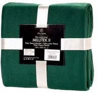 Koce - Euromat Koc Polarowy Milutek Zieleń butelkowa 14329 - miniaturka - grafika 1