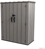 Altany ogrodowe - Lifetime SZAFA OGRODOWA PREMIUM 136x70 BRĄZOWA 60209 - miniaturka - grafika 1