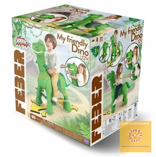 Feber FEBER Dinosaur Na Akumulator 12V Interaktywny Jeździk STREFADZIECIAKOW.PL 12630 - Pojazdy elektryczne dla dzieci - miniaturka - grafika 9