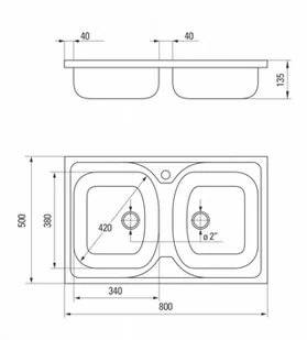 Deante ZM5 3200 - Zlewozmywaki - miniaturka - grafika 2
