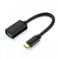 Adaptery i przejściówki - UGREEN UGREEN Adapter UGREEN 30701 (USB 3.0 typu C - USB 2.0 ; 0,15m; kolor czarny) 2_232140 - miniaturka - grafika 1