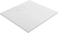 Brodziki prysznicowe - Oltens Bergytan brodzik kwadratowy 100x100 cm RockSurface biały 17102000 - miniaturka - grafika 1