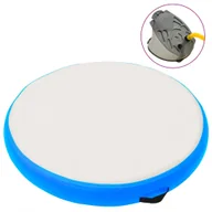 Maty do ćwiczeń - Mata gimnastyczna z pompką, 100x100x15 cm, Pvc, - miniaturka - grafika 1