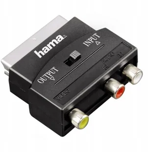 Hama Adapter SCART-3XRCA Czarny Rozłóż zakup na 50 rat - Złącza, przejściówki, adaptery - miniaturka - grafika 3