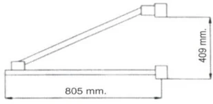 Vidaxl 081 08172261 elektryczna linowa budowlana Minor M-100 + Ramie robocze + Uchwyty udźwig 100/200 kg) 72261-uniw - Wciągarki - miniaturka - grafika 10