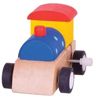 Samochody i pojazdy dla dzieci - Bigjigs Toys Pociągi nakręcane - miniaturka - grafika 1