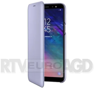 Samsung Etui Wallet Cover do Samsung Galaxy A6 Plus 2018 Fioletowy (EF-WA605CVEGWW) - Etui i futerały do telefonów - miniaturka - grafika 2