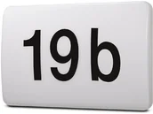 Lampy stojące - Maclean Lampa LED MCE292 W numer domu z czujnikiem zmierzchowym 950lm 12W IP65 odporna na promieniowanie słoneczne (UV-proof) - miniaturka - grafika 1