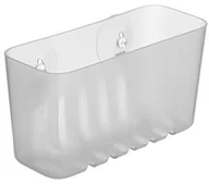 Półki łazienkowe - Tatay TATAY mały regał z przyssawkami, z tworzywa sztucznego, wymiary 20 x 8,5 x 11 cm 4520102 - miniaturka - grafika 1