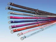 Obroże dla kotów - Nobby obroża dla psów  Crystal, różowy/biały - miniaturka - grafika 1