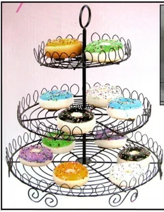 STOJAK PATERA NA CIASTO MUFFINY OWOCE 3 POZIOMY - Tace i patery - miniaturka - grafika 2