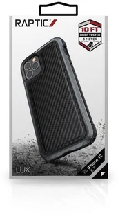 X-Doria Raptic Lux - Etui aluminiowe iPhone 12 Pro Max (Drop test 3m) (Black Carbon Fiber) - Etui i futerały do telefonów - miniaturka - grafika 8