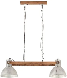 VidaXL Industrialna lampa wisząca, 25 W, srebrna, 109 cm, E27 320525  VidaXL - Lampy pozostałe - miniaturka - grafika 4
