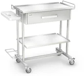 Meble i wyposażenie gabinetów medycznych - Ztm Tech-med C-02/B1-ST wózek oddziałowy szpitalny C-02-S(1)P-66-ST-W - miniaturka - grafika 1