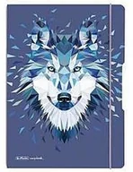 Szkolne artykuły papiernicze - Notatnik A4/2x40K kratka+linia My.Book Flex Wolf - miniaturka - grafika 1