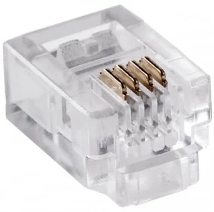 NoName Mikrowtyk tel 6p4c 100szt TEL0002 - Wtyczki i adaptery - miniaturka - grafika 2