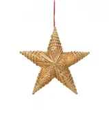 Lampy sufitowe - Markslojd Lampa wisząca LED TORA styl naturalny wiklina drewno naturalne 703562 - miniaturka - grafika 1