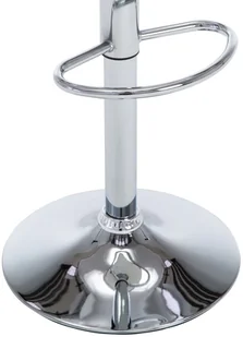 vidaXL Krzesła barowe, 2 szt., białe, sztuczna skóra - Taborety i hokery - miniaturka - grafika 8