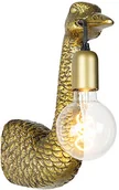 Lampy ścienne - QAZQA Vintage kinkiet mosiądz - Camel bird Cam - miniaturka - grafika 1