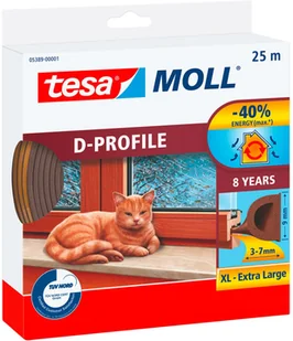 Tesa Uszczelka gumowa do okien drewnianych D 25m - Akcesoria do okien - miniaturka - grafika 2