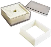 Noże kuchenne - Ibili 784203 forma do wycinania, miękkie, kwadratowa 784203 - miniaturka - grafika 1