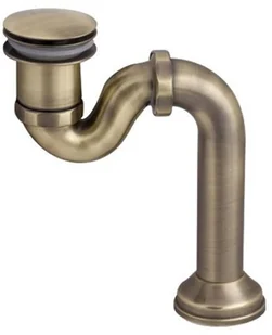 Omnires MARBLE+ syfon wannowy brąz antyczny SYOM-W10/BR - Syfony - miniaturka - grafika 2