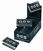 Pozostałe akcesoria barmańskie - OCB 10 X  16710 papier krótki No 4 gniazda zapalniczki Premium, czarna, 15 x 15 x 5 cm - miniaturka - grafika 1