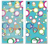 Etui i futerały do telefonów - Sony Royal Sticker Royal tatuaż ścienny RS. 86097 samoprzylepny do Xperia T3, motyw Circles RS.86097 - miniaturka - grafika 1