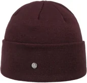 Czapki damskie - Merino Czapka z Mankietem GOTS by Lierys, bordowy, One Size - miniaturka - grafika 1