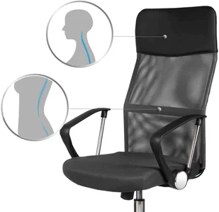 Sofotel Fotel biurowy z mikrosiatki Sofotel Sydney ciemnoszary glob1-2108-0 - Fotele i krzesła ogrodowe - miniaturka - grafika 6