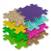 Zabawki sensoryczne - Mata podłogowa sensoryczna 8 elementów - miniaturka - grafika 1